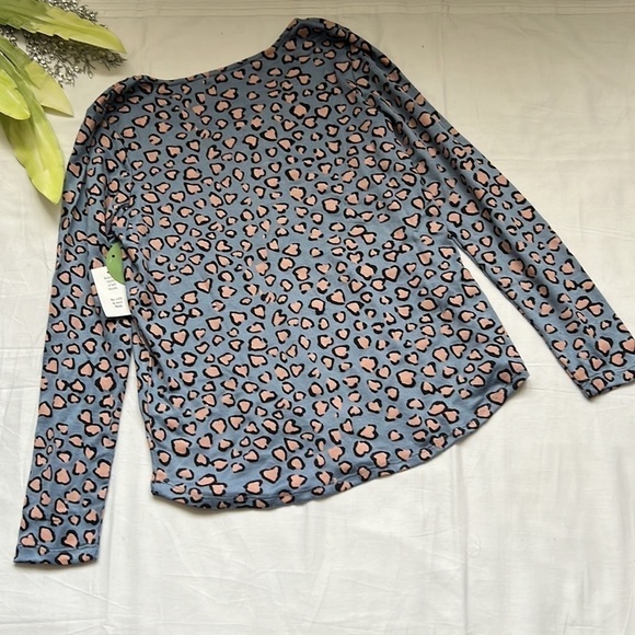 ⭐️nwt Ricki’s Eco-Friendly Printed Scoop Neck Hacci Tee⭐️ - Picture 9 of 11